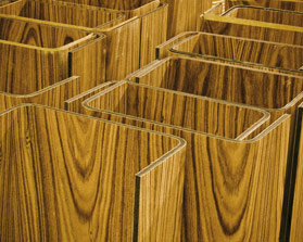 Wooden casing